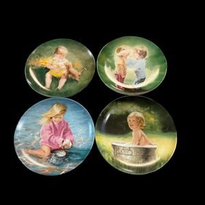 Donald Zolan Colletor Plates. Set of 4